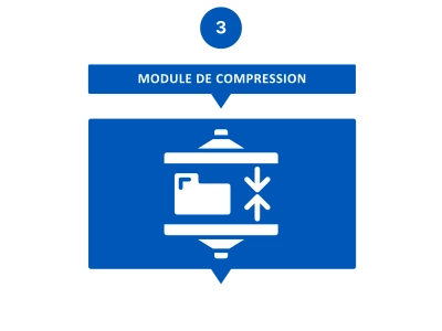 Le module de compression 9T Labs utilise le moule métallique fabriqué par ARRK pour consolider les préformes, les remodeler ou fusionner plusieurs préformes.